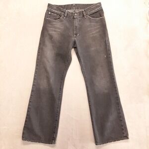 X2 Denim Laboratory Mens Bootcut Jeans Gray 32x29 Distressed Western